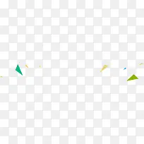 绿色漂浮三角形海报-空若网 绿色漂浮三角形海报-空若网