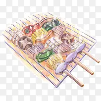 手绘美食-空若网 手绘美食-空若网