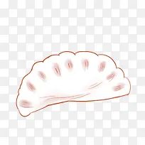 卡通手绘水饺美味-空若网 卡通手绘水饺美味-空若网