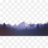 手绘卡通山峰-空若网 手绘卡通山峰-空若网