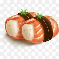 手绘卡通食物寿司素材-空若网 手绘卡通食物寿司素材-空若网