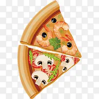 披萨手绘矢量-空若网 披萨手绘矢量-空若网