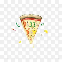 卡通手绘披萨-空若网 卡通手绘披萨-空若网