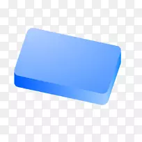材料蓝色矩形-肥皂剪片透明-空若网 材料蓝色矩形-肥皂剪片透明-空若网