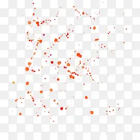 橘色水彩墨滴-空若网 橘色水彩墨滴-空若网