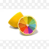 彩色柠檬海报背景-空若网 彩色柠檬海报背景-空若网