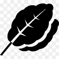 植物的叶子图标-空若网 植物的叶子图标-空若网