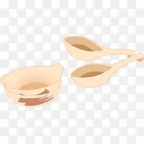 手绘勺子-空若网 手绘勺子-空若网