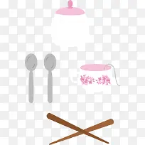 砂锅勺子PNG矢量元素-空若网 砂锅勺子PNG矢量元素-空若网