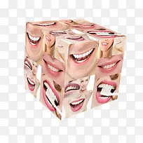 矢量牙齿魔方-空若网 矢量牙齿魔方-空若网