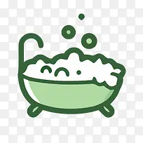 矢量浴缸洗澡素材-空若网 矢量浴缸洗澡素材-空若网