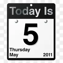 黑色的卡通日历-空若网 黑色的卡通日历-空若网