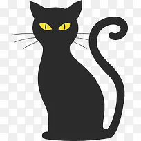 卡通黑色猫-空若网 卡通黑色猫-空若网