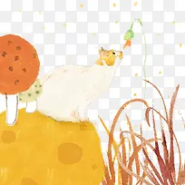 猫的插画-空若网 猫的插画-空若网