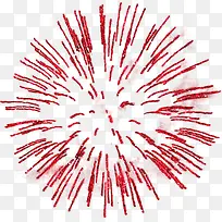 红色时尚手绘烟花-空若网 红色时尚手绘烟花-空若网