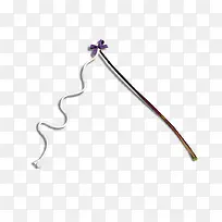 树枝蝴蝶结白绳子-空若网 树枝蝴蝶结白绳子-空若网