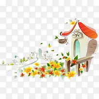 卡通的小房子-空若网 卡通的小房子-空若网