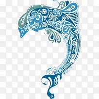 潮流花纹海豚-空若网 潮流花纹海豚-空若网