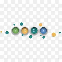 彩色圆圈ppt图表-空若网 彩色圆圈ppt图表-空若网