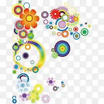 彩色圆圈图案-空若网 彩色圆圈图案-空若网