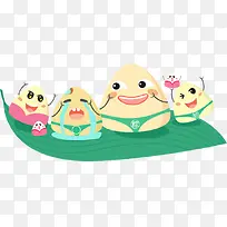 卡通可爱表情粽子-空若网 卡通可爱表情粽子-空若网