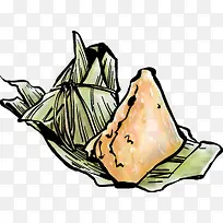 卡通手绘端午粽子-空若网 卡通手绘端午粽子-空若网