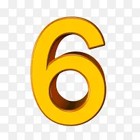 立体数字6设计-空若网 立体数字6设计-空若网