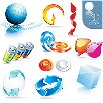 3D按钮-EPS格式2-空若网 3D按钮-EPS格式2-空若网