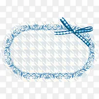 蓝色布纹边框-空若网 蓝色布纹边框-空若网