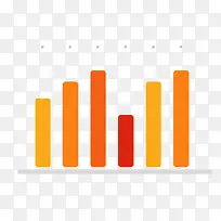 橙色统计图-空若网 橙色统计图-空若网
