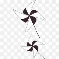 卡通手绘风车-空若网 卡通手绘风车-空若网