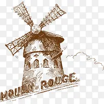 卡通手绘风车-空若网 卡通手绘风车-空若网