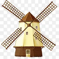 可爱风景创意风车-空若网 可爱风景创意风车-空若网