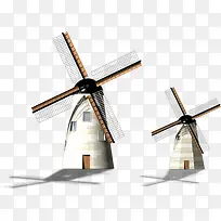 白色风车素材-空若网 白色风车素材-空若网