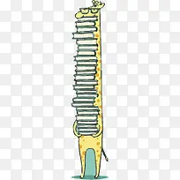 手绘长颈鹿-空若网 手绘长颈鹿-空若网