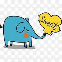 卡通大象-空若网 卡通大象-空若网