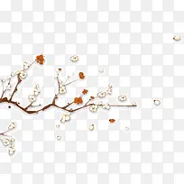 手绘插画梅花-空若网 手绘插画梅花-空若网