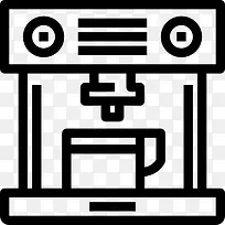 咖啡机图标-空若网 咖啡机图标-空若网