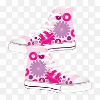 手绘鞋子矢量图-空若网 手绘鞋子矢量图-空若网