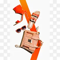 鞋子太阳镜包包摄影-空若网 鞋子太阳镜包包摄影-空若网