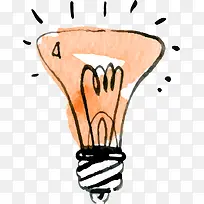 卡通手绘灯泡-空若网 卡通手绘灯泡-空若网