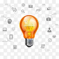 卡通创意灯泡-空若网 卡通创意灯泡-空若网