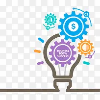 矢量创意灯泡-空若网 矢量创意灯泡-空若网