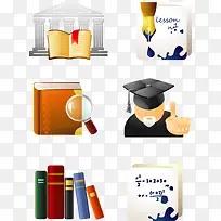 教育图标学校钢笔数学-空若网 教育图标学校钢笔数学-空若网