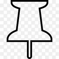 推针指向下图标-空若网 推针指向下图标-空若网