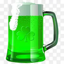 绿色的啤酒杯-空若网 绿色的啤酒杯-空若网