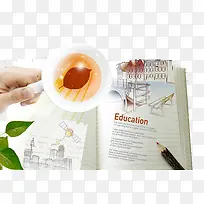 打开的书杯子-空若网 打开的书杯子-空若网