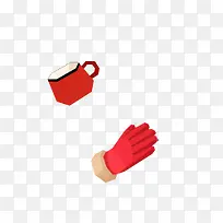 杯子 手套-空若网 杯子 手套-空若网