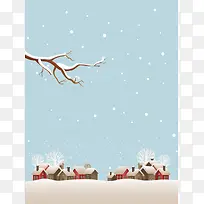 冬天雪地雪压枝头-空若网 冬天雪地雪压枝头-空若网