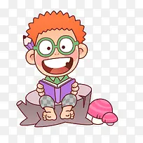 小卡通读书人物-空若网 小卡通读书人物-空若网